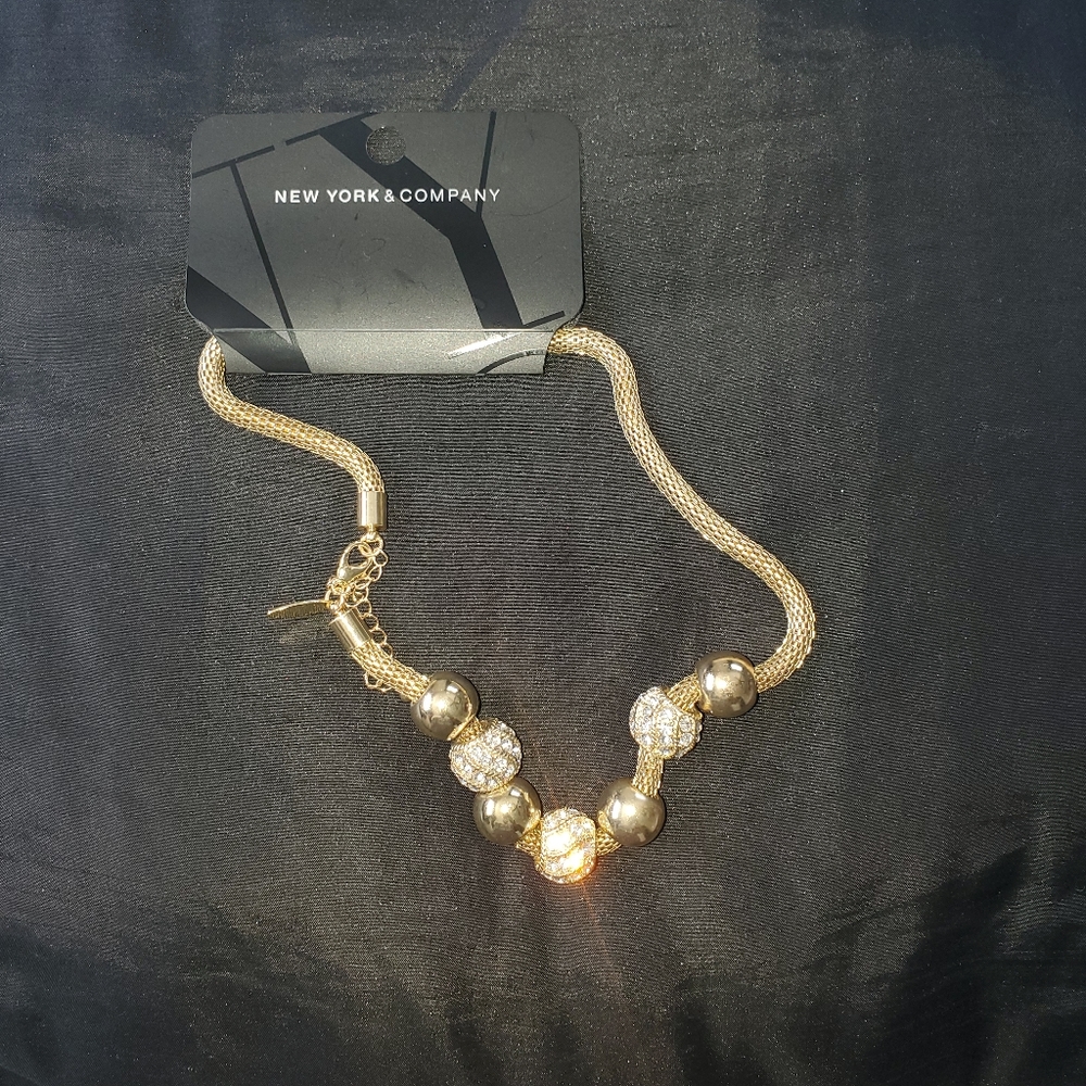 New Gold Color Necklace NY&COMPANY